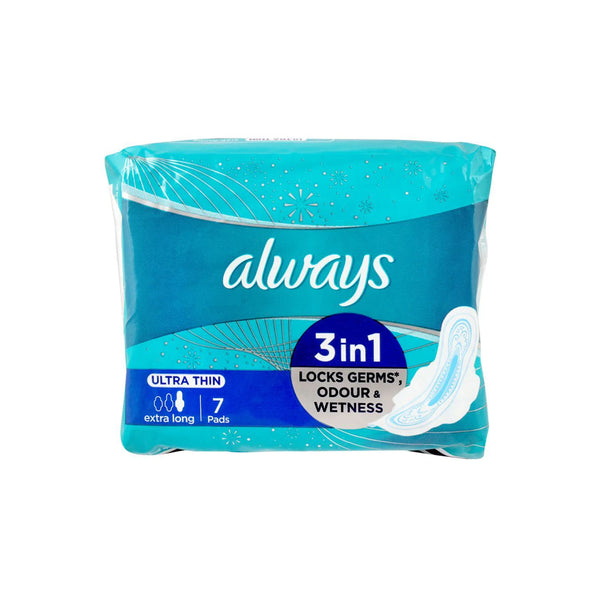 Always Ultra Thin Pads 7pcs Extra Long S5