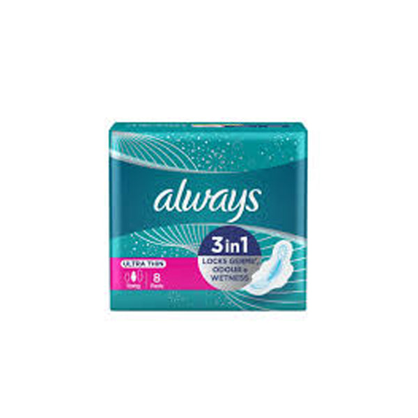 Always Ultra Thin Pads 8pcs Long S3