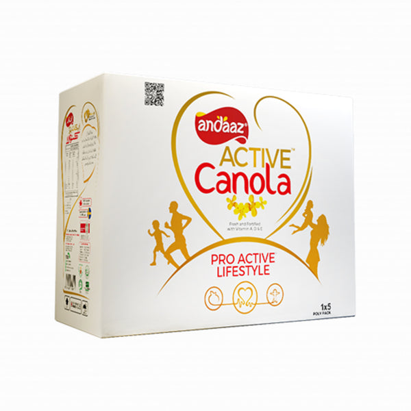 Andaaz Active Canola Oil Pouch 1ltr