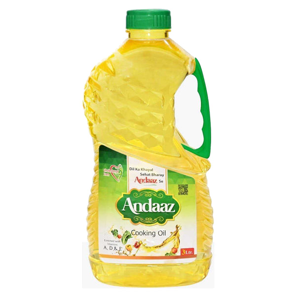 Andaaz Cooking Oil Bottle 3ltr