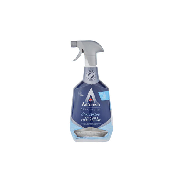 Astonish Clean Waters Stainless Steel & Shine 750ml Imp