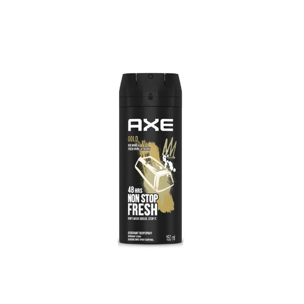 Axe Body Spray Gold 48H Non Stop Fresh 150ml Imp