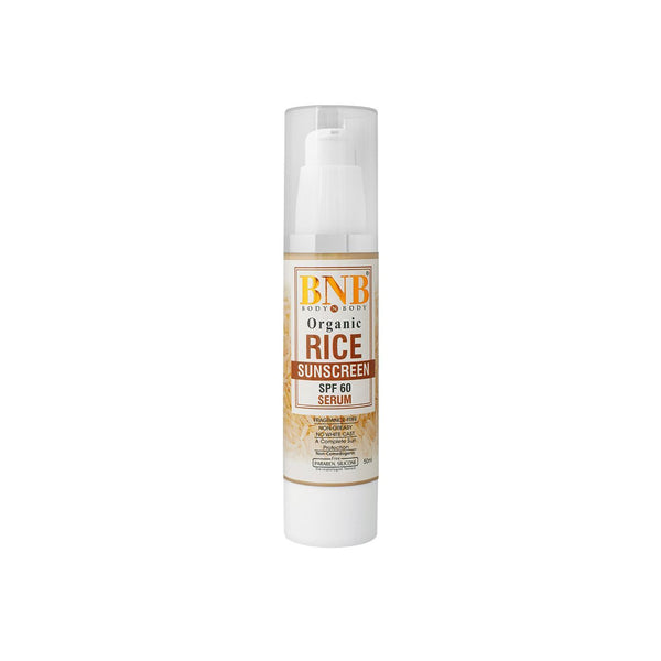 BNB Organic Rice Sun Screen SPF 60 Serum 50ml