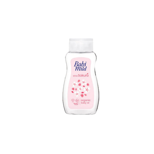 Babi Mild Baby Oil White Sakura 100ml