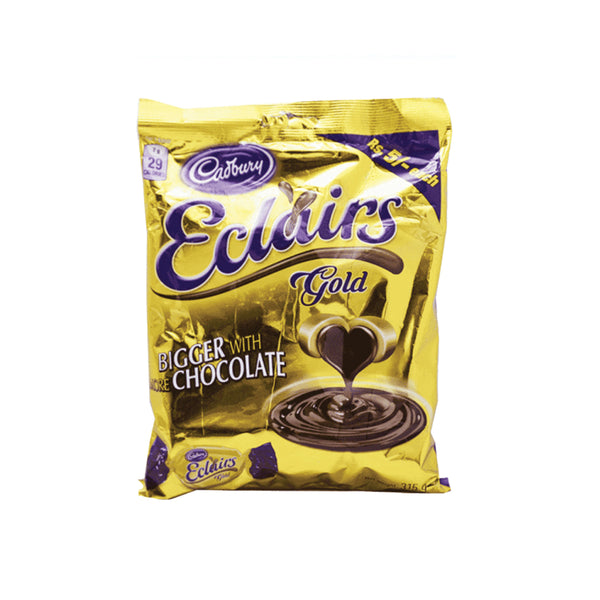 Cadbury Eclairs Gold Chocolate Toffee Pouch 198gm Rs 5/-