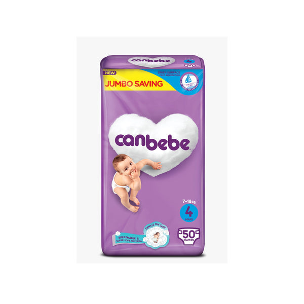 Canbebe Baby Diaper Jumbo 4 Maxi 50's