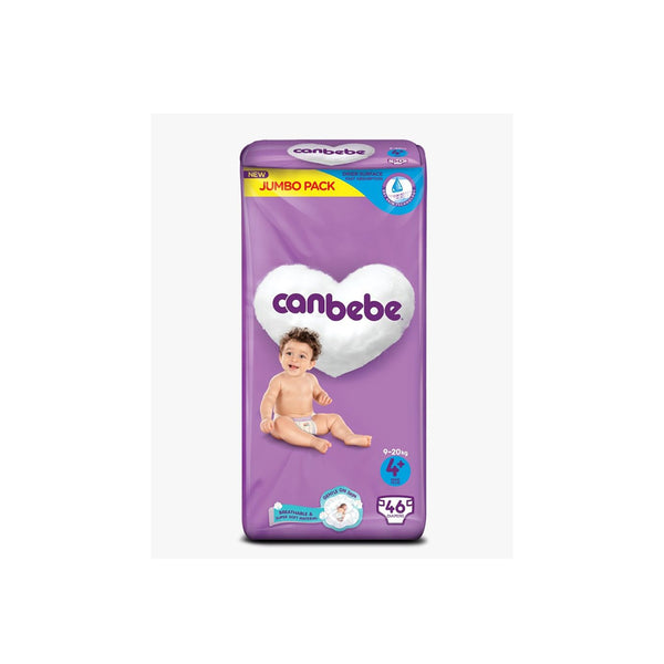Canbebe Baby Diaper Jumbo (4+) Maxi+ 46Pcs