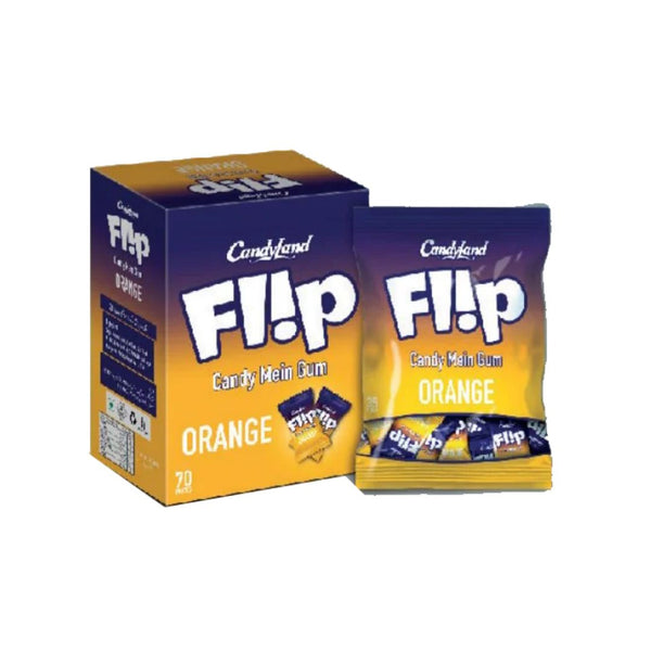 Candyland Flip Candy Orange 70pcs Box Rs.2.5/-