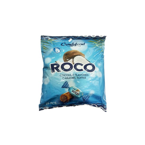 Candyland Roco Coconut Flavored Caramel Toffee 25pcs Rs 5