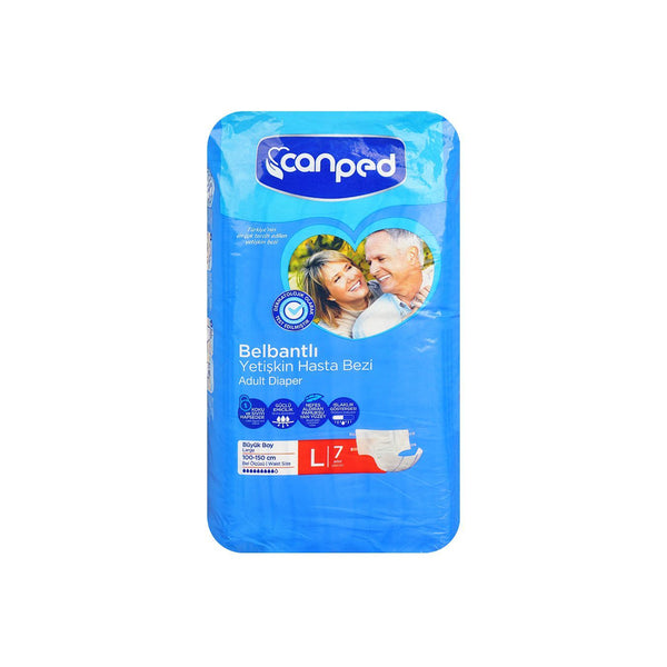 Canped Adult Diaper Large 7's