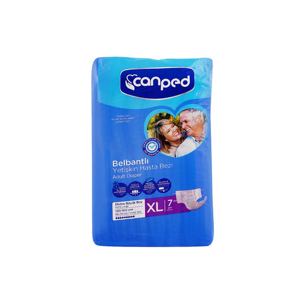 Canped Adult Diaper X-Large 7's