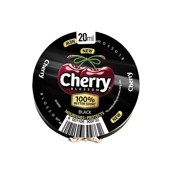Cherry Blossom Shoes Polish Black 20ml