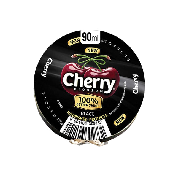 Cherry Blossom Shoes Polish Black 90ml