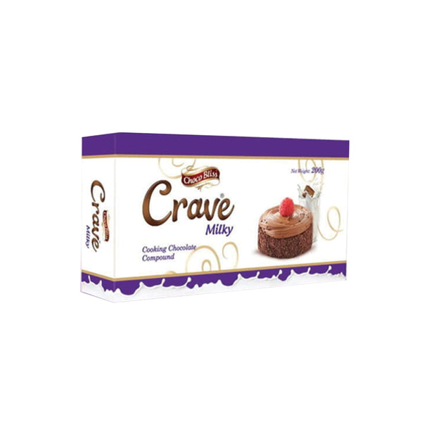 Choco Bliss Crave Milky Cooking Chocolate 200gm