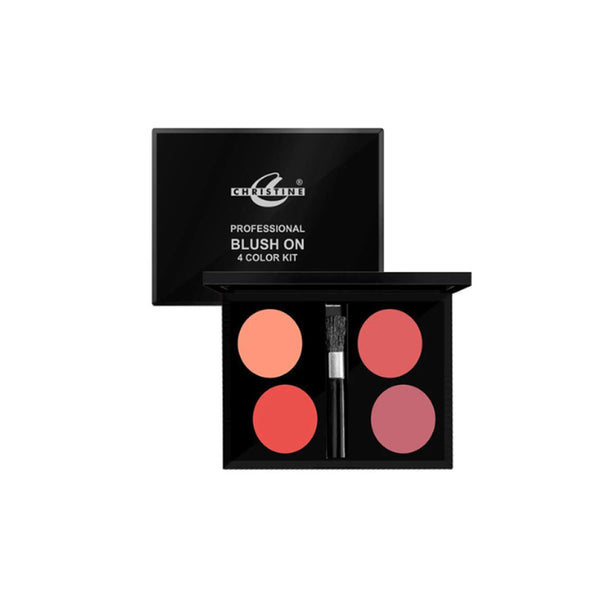 Christine Professional Blush On 4 Color Kit