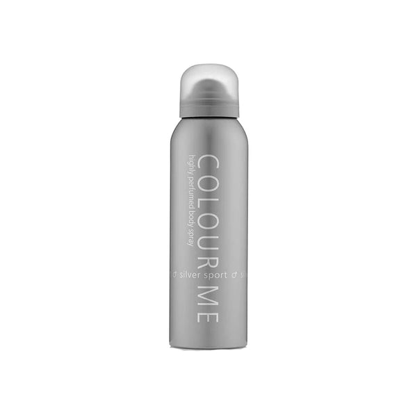 Colour Me Body Spray Silver 150ml Imp