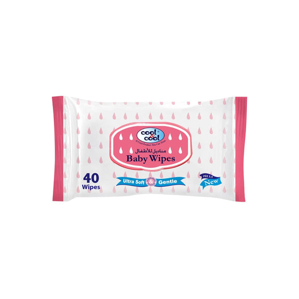 Cool & Cool Baby Wipes 40's