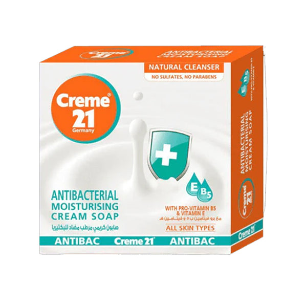 Creme 21 Anti-Bacterial Moisturising Cream Soap 125gm Imp