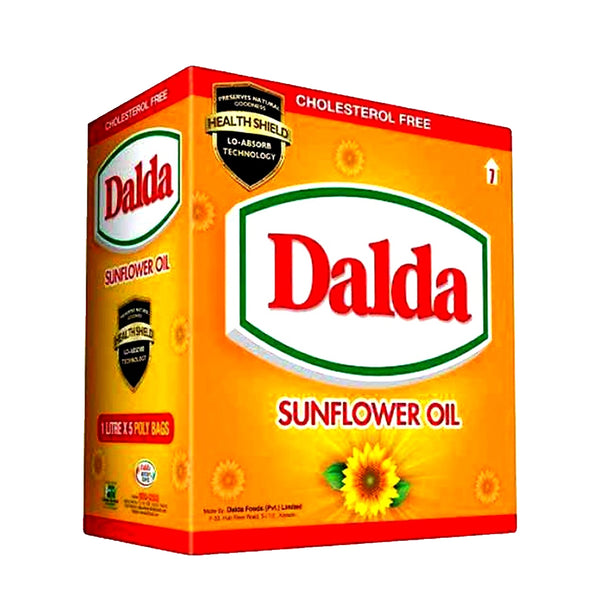 Dalda Sunflower Cooking Oil Pouch 1Ltr