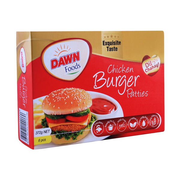 Dawn Chicken Burger Patties 372gm