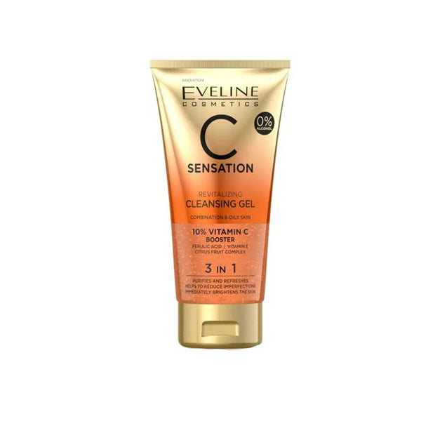 Eveline C Sensation Vitamin C 3IN1 Cleansing Gel 150ml