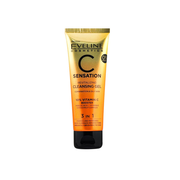 Eveline C Sensation Vitamin C 3IN1 Cleansing Gel 75ml