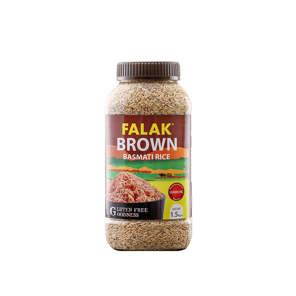 Falak Brown Basmati Rice Jar 1.5kg