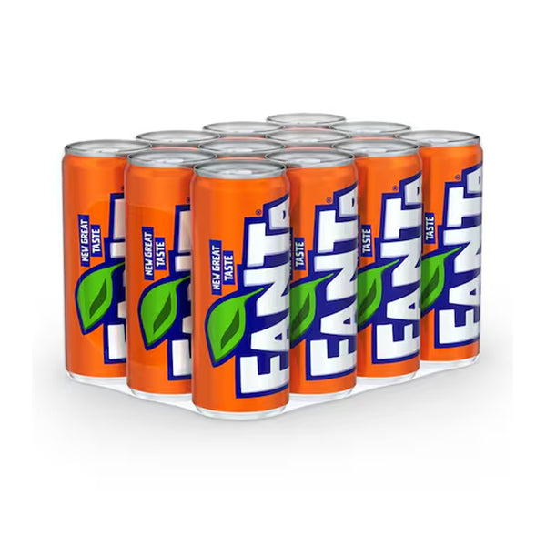 Fanta Orange Soft Drink Can 250ml