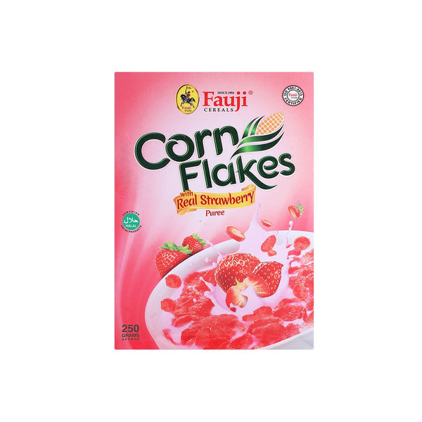 Fauji Strawberry Corn Flakes 250gm