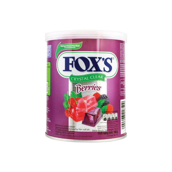 Fox Berries Wildberry & Black Cherry Candy Tin 180gm Imp