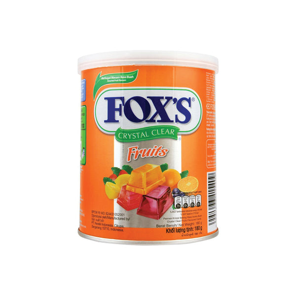 Fox Fruit Candy Tin 180gm Imp