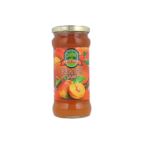Fruit Tree Jam Peach Bottle 440gm