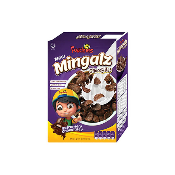Funchies Mingalz Choco Bites Cereal Box 330gm