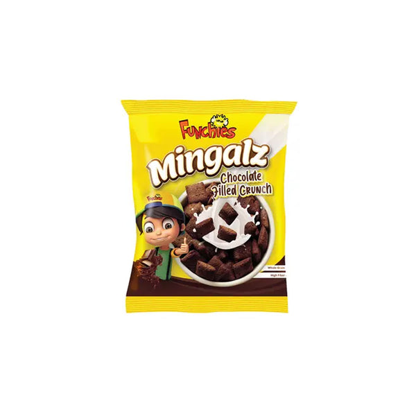 Funchies Mingalz Chocolate Filled Crunch Cereal 125gm