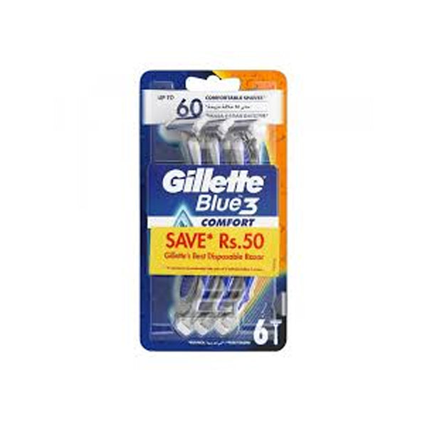 Gillette Blue 3 Comfort 6's