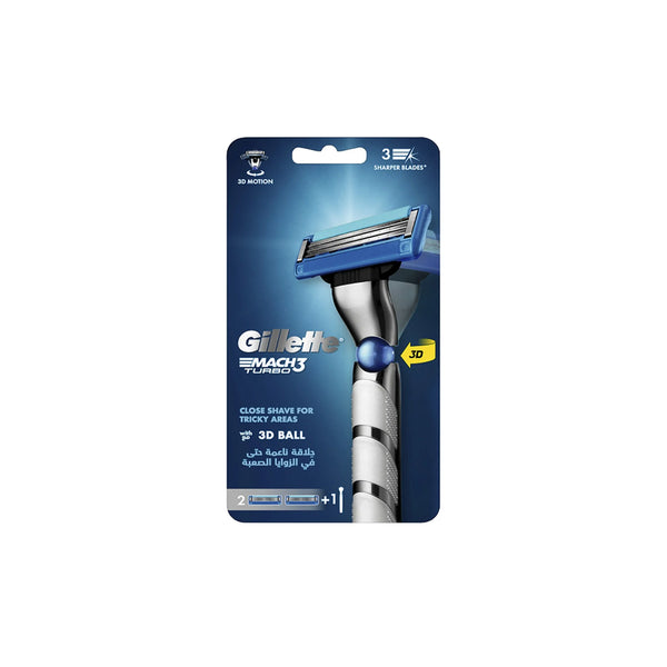 Gillette Mach3 Turbo 2+1 3D