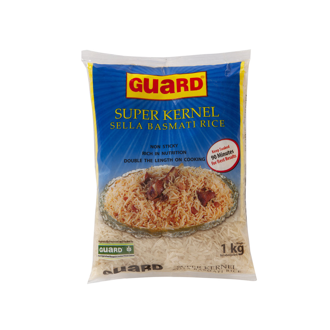 Guard Super Kernal Sella Basmati Rice 1kg – Chase Plus Pakistan