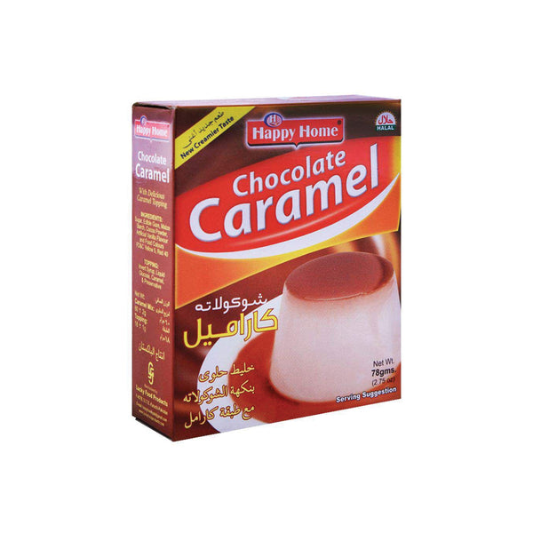 Happy Home Chocolate Caramel Pudding Mix 78g