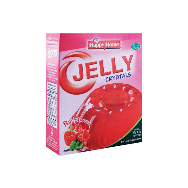 Happy Home Raspberry Jelly Crystals 80g