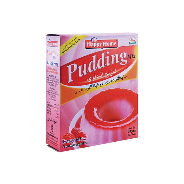 Happy Home Raspberry Pudding Mix 78g