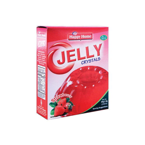 Happy Home Strawberry Jelly Crystals 80g
