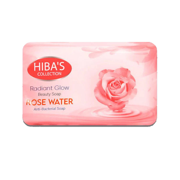 Hiba's Rose Water Anti-Bacterial Soap 125gm Imp