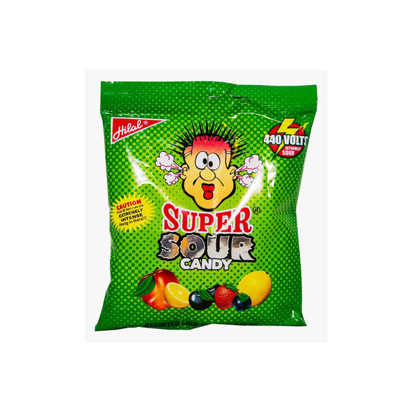 Hilal Candeez Super Sour Pouch 112.5gm 35pce