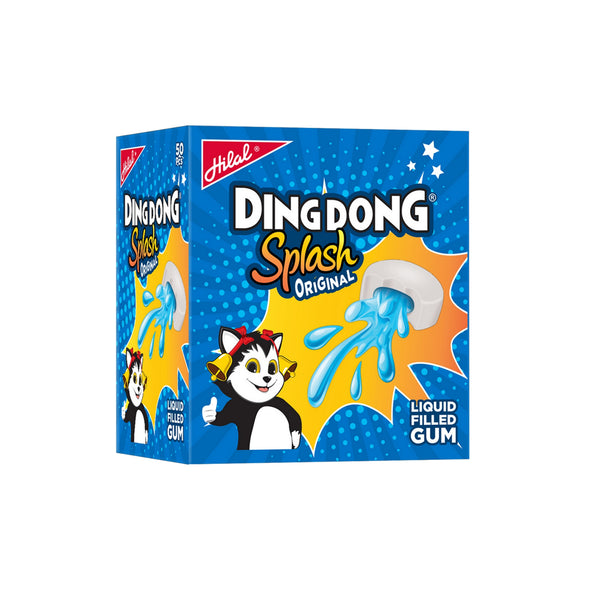 Hilal Ding Dong Splash Original Bubble Gum Box 50Pcs