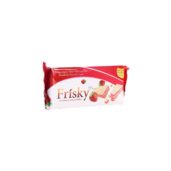 Inovative Frisky Strawberry Cream Wafers 75ge