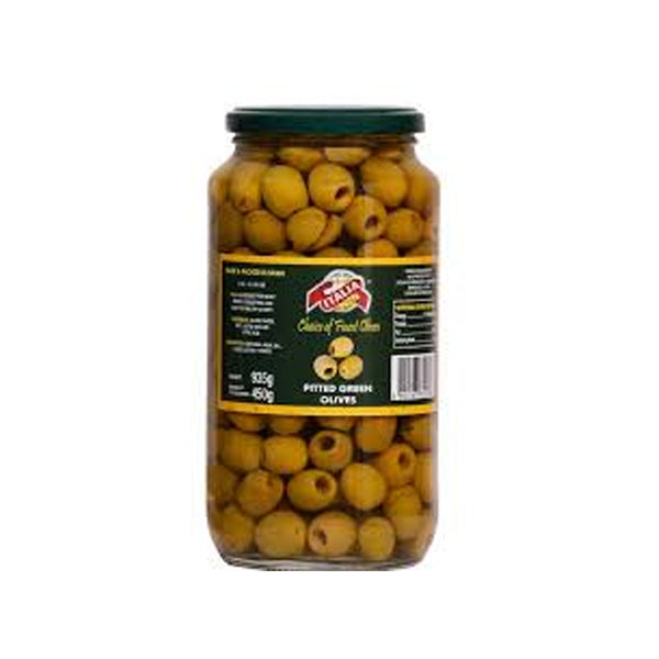 Italia Olives Green Pitted 935Gm
