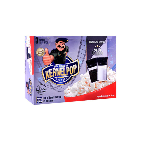 Kernal Pop Salt & Pepper 3X90gm