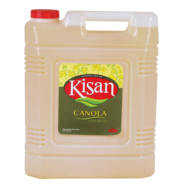 Kisan Canola Cooking Oil Can 5Ltr