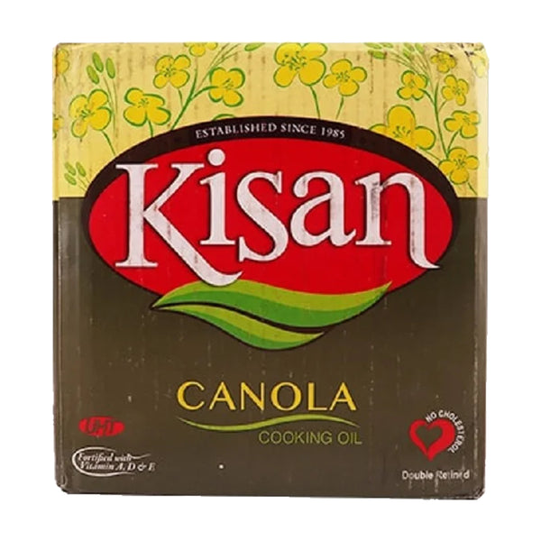 Kisan Canola Cooking Oil Pouch 1Ltr