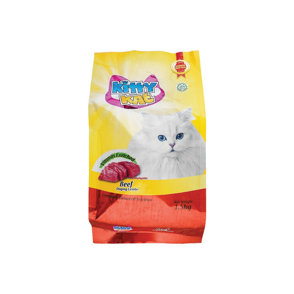 Kitty Kat Beef Cat Food 1.5kg